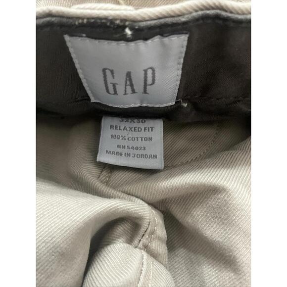 GAP Mens Pants Khakis Classic Fit Tapered Leg 33x30 - Picture 5 of 5